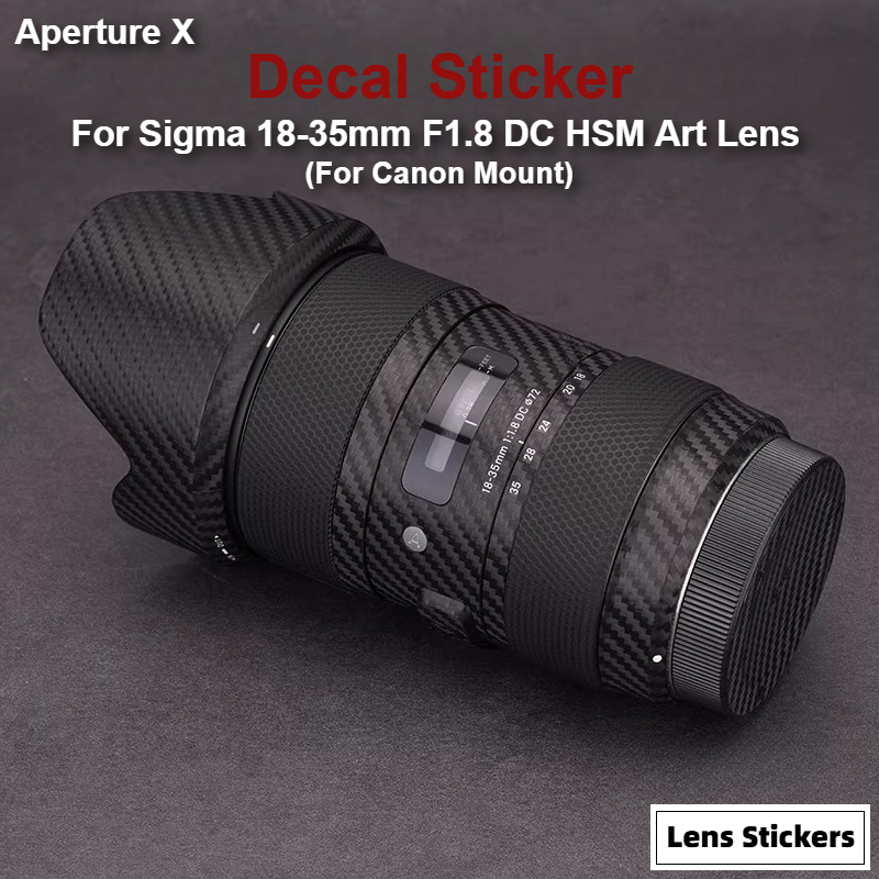 Film Camera 35Mm - Sigma 1835art EF Mount Lens Etiket