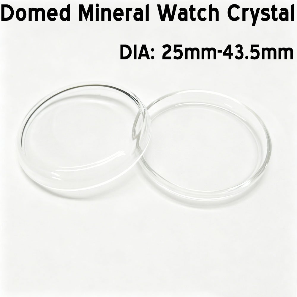 Vintage Watch Crystal - Kapak Şekilli Yüksek Kubbeli Mineral Saat