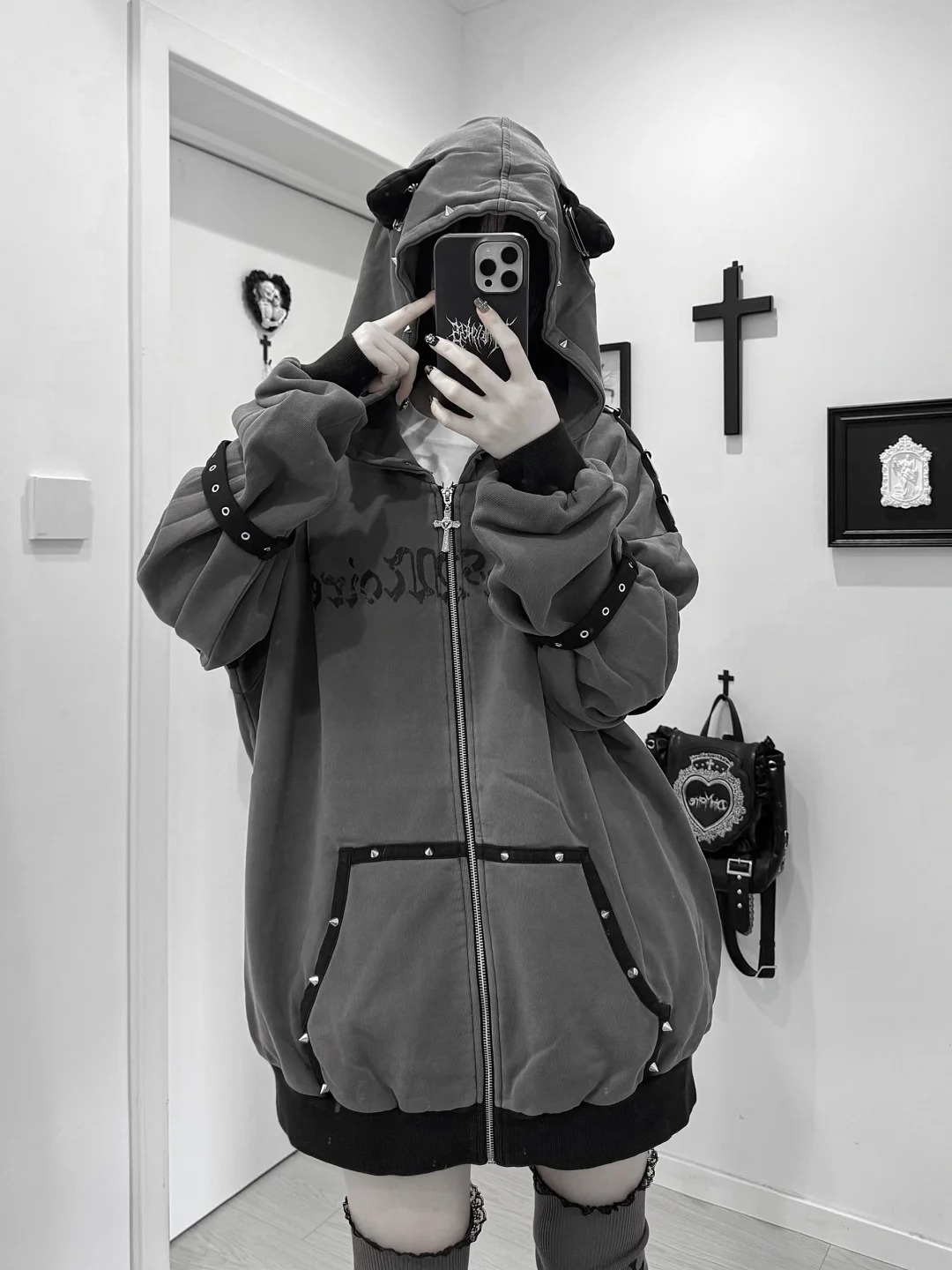 Streetwear Harajuku Kapüşonlul - Vintage Zip Hoodie incelemesi ve fiyatı