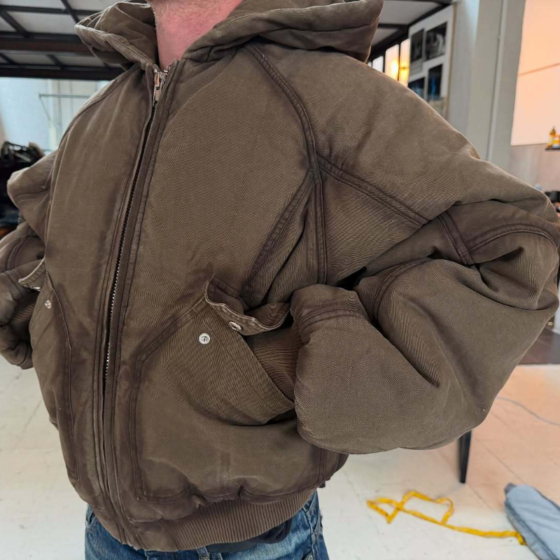 Erkekler İçin Büyük Beden Yıka - Vintage Zip Hoodie incelemesi ve fiyatı
