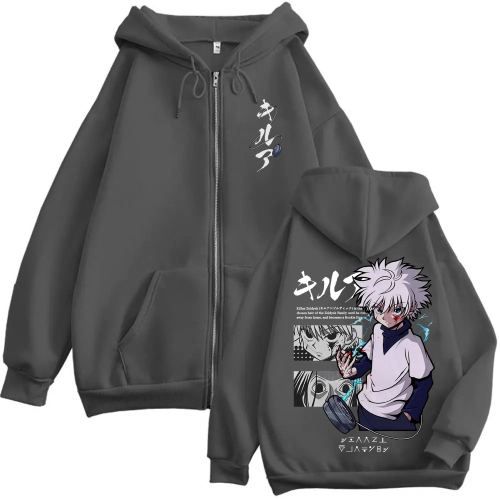 Anime Hunter X Hunter fermuarl - Vintage Zip Hoodie incelemesi ve fiyatı