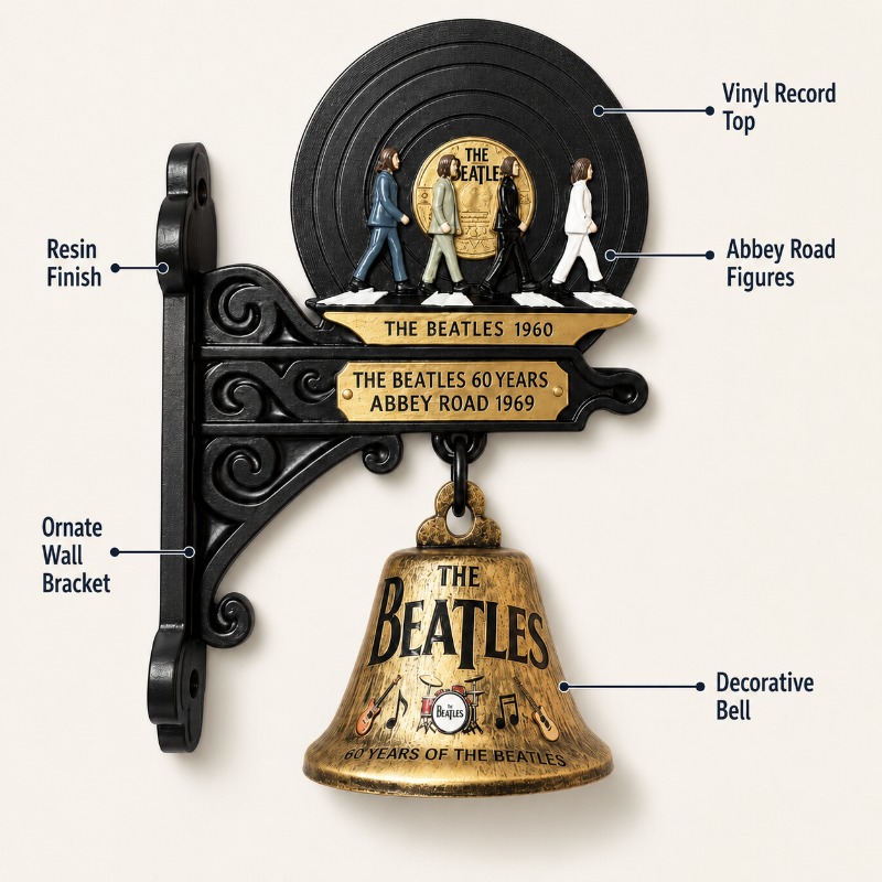Beatles Abbey Road Duvar Asılı - Vintage Collectible Bells incelemesi ve fiyatı