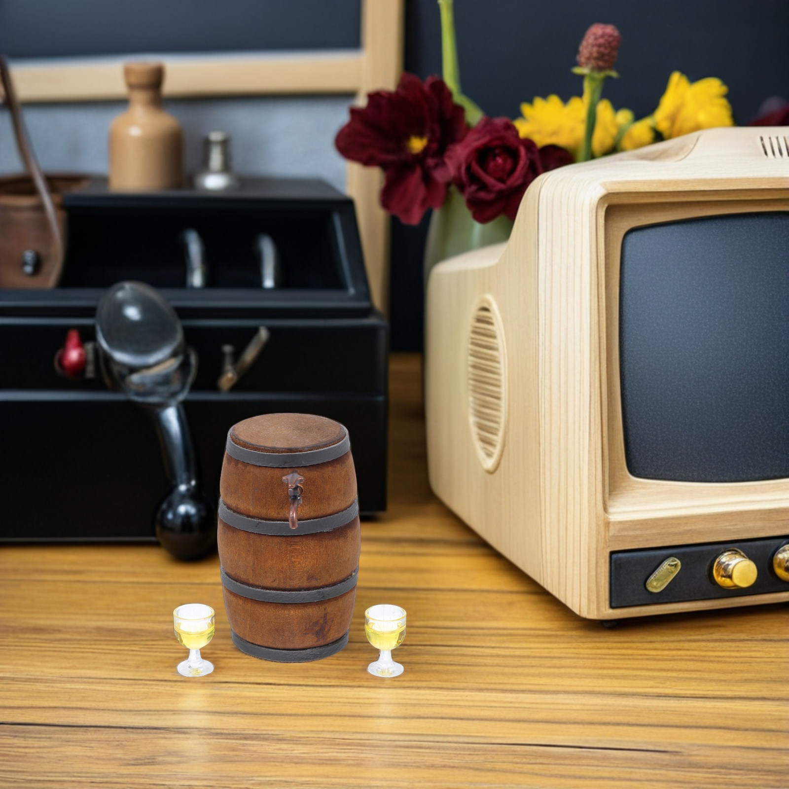 1 Set Mini Şarap Fıçısı ve Bar - Collectible Vintage Wine incelemesi ve fiyatı