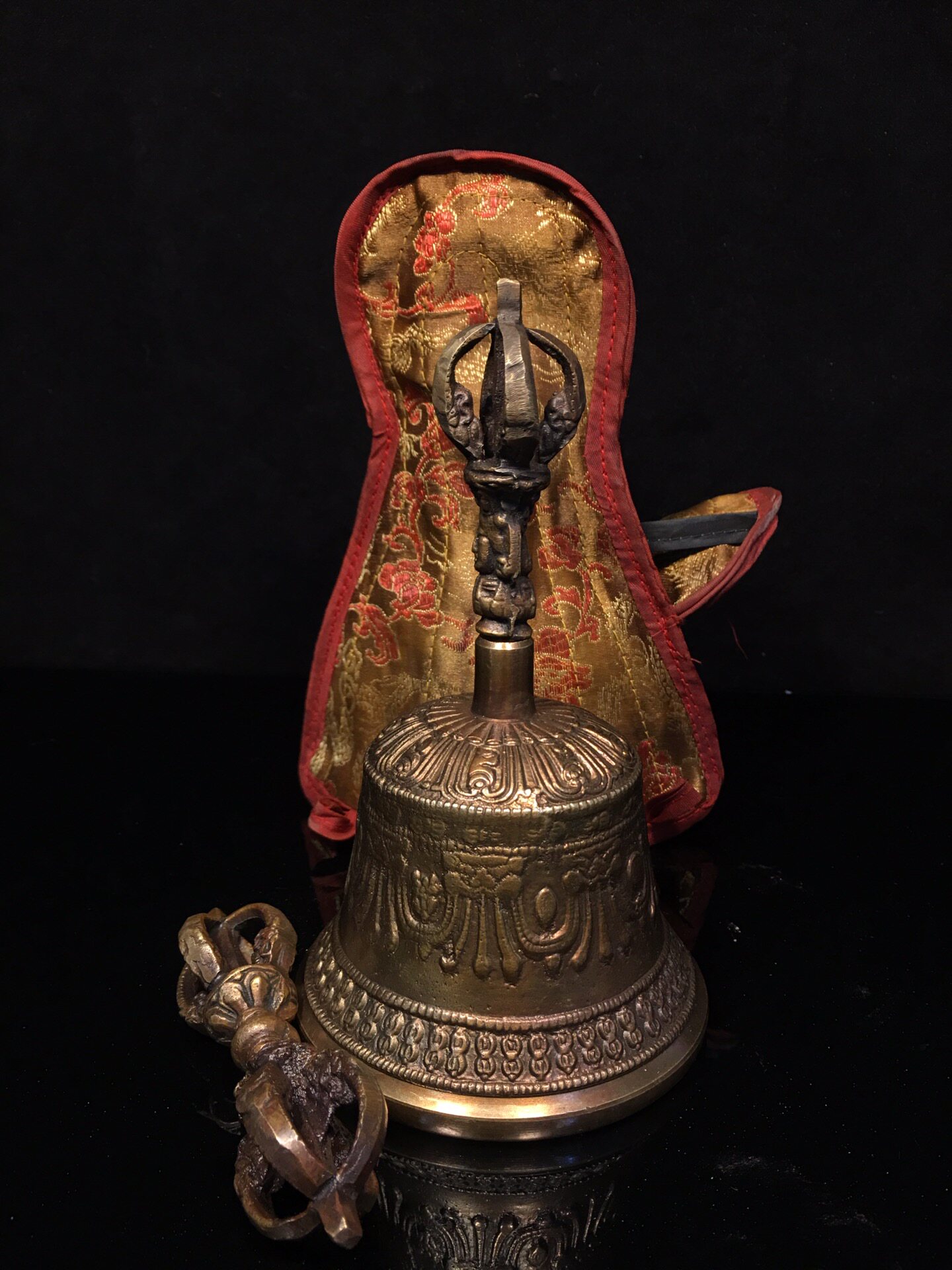 Vintage Saf Pirinç Vajra Çan v - Vintage Collectible Bells incelemesi ve fiyatı